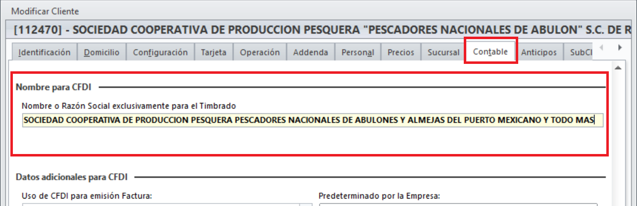 ClienteNombreLargo