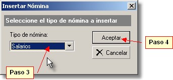 Tipo de Nomina
